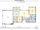 Main floor plan featuring the kitchen, primary bedroom, living room, dining room, office, laundry room, and garage at 510 Hill Dr, Sedalia, CO 80135
