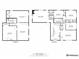 Detailed floor plan showcasing the layout of the home, including room dimensions at 1288 S Drexel Way, Lakewood, CO 80232