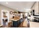 Stylish kitchen featuring an island with a countertop and cabinets at 28505 County Road 5, Elizabeth, CO 80107