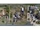 Aerial view of the property showcasing a large lot, well-maintained landscaping, and convenient parking at 29852 E 163Rd Pl, Brighton, CO 80603