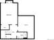 Lower level floorplan showing bedroom, bath and utility areas at 442 S Kalispell Way # C, Aurora, CO 80017