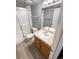 Basement bathroom with shower, toilet and vanity at 442 S Kalispell Way # C, Aurora, CO 80017