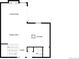 Main level floorplan with living room, kitchen, and dining area at 442 S Kalispell Way # C, Aurora, CO 80017