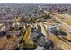 Neighborhood aerial showcasing the location of this home near the highway and downtown at 7996 Bradburn Blvd, Westminster, CO 80030