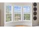 Bright windows with scenic views of mountains and trees, filling the space with natural light at 7996 Bradburn Blvd, Westminster, CO 80030