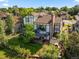 Beautiful backyard with deck and play area, captured from an aerial perspective at 1175 Oakhurst Dr, Broomfield, CO 80020