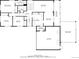 Detailed floor plan showcasing layout of kitchen, bedrooms, living spaces, garage, and screened porches at 2799 S Ingalls Way, Denver, CO 80227
