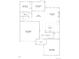 Layout displaying the first floor of the home with a kitchen, great room, garage and covered deck at 630 Sunrise St, Erie, CO 80516