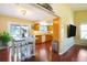 Bright kitchen with modern appliances and adjacent dining area at 482 Southpark Rd, Highlands Ranch, CO 80126