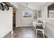 Cozy breakfast nook featuring great light and a small dining table at 2377 Cherry St, Denver, CO 80207