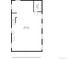 Floor plan shows basement layout, including room dimensions and placement of doorways at 2549 Holly St, Denver, CO 80207
