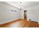Traditional dining room with hardwood floors and natural light at 2549 Holly St, Denver, CO 80207