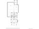 Detailed floor plan showing layout of the home, yards, covered ratio, and garage at 2549 Holly St, Denver, CO 80207