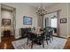 Dining room with stylish lighting and natural light at 5149 Le Duc Ln, Castle Rock, CO 80108