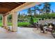 Relaxing outdoor area with a fire pit, Adirondack chairs, and rope swings at 2130 Avenida Del Sol, Castle Rock, CO 80104