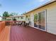 Relax on the deck with outdoor seating and enjoy the view from this inviting outdoor space at 207 Short Pl, Louisville, CO 80027