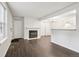 Living area with fireplace, and modern flooring at 6705 S Field St # 803, Littleton, CO 80128