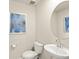 Powder room with modern fixtures and vanity at 20802 E 66Th Ave, Aurora, CO 80019