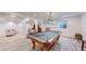 Basement featuring a pool table and finished entertaining space at 10950 Elk Horn Run, Littleton, CO 80125