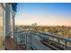 Private balcony offering stunning city skyline and mountain views at 1488 Madison St # 505, Denver, CO 80206