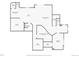 Floor plan of the lower level of the home, including a recreation room, bar, theater, and bedroom at 5603 Twilight Way, Parker, CO 80134