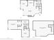 A floor plan showing layout of the first and second floors, with bedroom and bathroom dimensions displayed at 805 Summer Hawk Dr # 100, Longmont, CO 80504