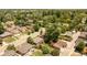 Sprawling residential neighborhood aerial view with mature trees and a mix of well-maintained homes at 5044 W Moncrieff Pl, Denver, CO 80212