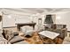 Community game room equipped with a pool table, comfortable seating, and modern lighting at 1365 Columbine St # 403, Denver, CO 80206