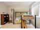 Cozy bedroom with bunk beds and a neutral color scheme at 315 Prospect Dr, Castle Rock, CO 80108