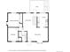 Detailed floor plan showcasing the layout of the home, including the kitchen, living room, and bedrooms at 10978 W Ada Pl, Lakewood, CO 80226