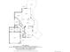 Detailed floor plan showcasing the layout of the home's first floor with dimensions and room names at 4398 Cameyo Rd, Indian Hills, CO 80454