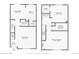 Floor plan of the home, showcasing the layout of the rooms and measurements at 5511 S Lowell Blvd, Littleton, CO 80123