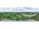 Panoramic aerial shot showcasing lush greenery, charming homes, and a central road, ideal for scenic living at 7313 S Boulder Rd, Boulder, CO 80303