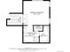 Floorplan of the primary suite, including bath, walk in closet and bedroom dimensions at 10722 W 54Th Pl, Arvada, CO 80002