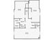 Third floor plan featuring three bedrooms, four bathrooms, a workshop, and several closets at 925 N Emerson St, Denver, CO 80218