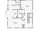 Second floor plan featuring two bedrooms, three bathrooms, a laundry room, and several closets at 925 N Emerson St, Denver, CO 80218