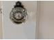 Crystal glass doorknob with rosette at 2838 Forest St, Denver, CO 80207