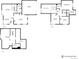 Floorplan of the home showing the Gathering room, living room, kitchen, bedrooms, and bathrooms at 2062 S Xenia Way, Denver, CO 80231