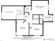 Floorplan of the third floor of the home showing the bedrooms, walk-in closet, and baths at 2062 S Xenia Way, Denver, CO 80231