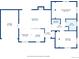 Schematic floor plan showcasing the layout of the house, including room dimensions at 4710 E Louisiana Ave, Denver, CO 80246