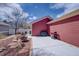 Private backyard features a patio, fire pit and a spot for grilling at 8641 Coors St, Arvada, CO 80005