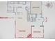 Main level floor plan featuring a living room, kitchen, dining room, and office at 8641 Coors St, Arvada, CO 80005