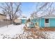 Cozy backyard featuring a shed and patio, perfect for relaxation or outdoor entertainment at 457 Verdant Cir, Longmont, CO 80504