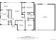 Floorplan showing the living room, kitchen, bedrooms, bathrooms, garage, and breakfast nook at 1570 S Chase St, Lakewood, CO 80232