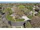 Aerial view of a home on a corner lot in a leafy neighborhood, showing curb appeal at 4951 Sanford W Cir, Cherry Hills Village, CO 80113