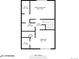 Upper floor plan featuring primary bedroom and additional bedroom at 9026 E Mansfield Ave, Denver, CO 80237