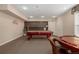 Game room featuring a pool table, card table, and neutral carpet at 9019 E Panorama Cir # D418, Englewood, CO 80112
