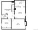 Basement floor plan featuring a recreation room, utility area, storage, bathroom, and a bedroom for flexible living at 840 S Gaylord St, Denver, CO 80209