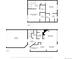 Two-story home floor plan with dimensions for each room at 4460 S Jebel Ln, Centennial, CO 80015