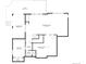 Basement floorplan features recreation room, bedroom, bath, and walk-in closet at 15314 W Baker Ave, Lakewood, CO 80228